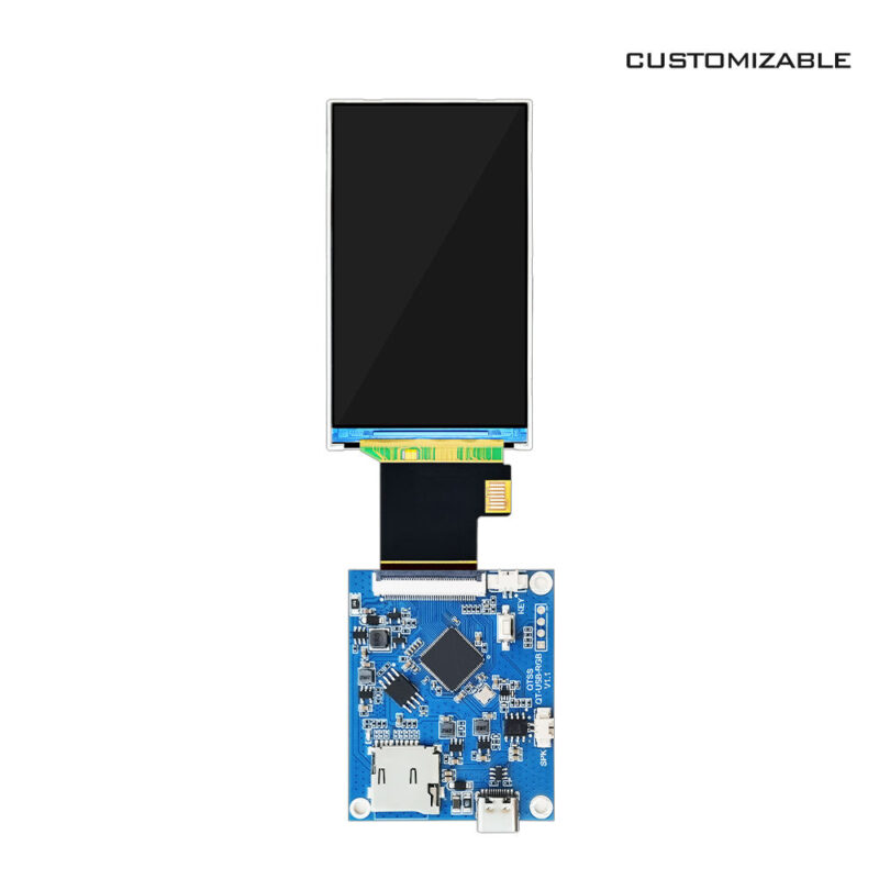 3.0 Inch Square TFT LCD 480x854 MIPI ST7701S With Playback Board