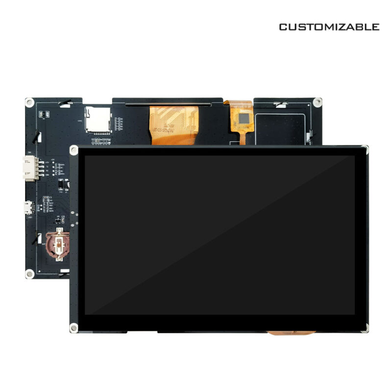 7 Inch TFT LCD Display 1024x600 QDA18 Driver Parallel RGB 24-bit All Viewing Angle Transmissive LCD Module