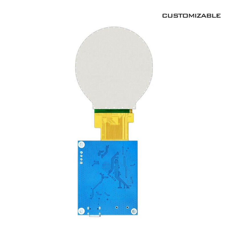 2.1 Inch Round TFT LCD 480x480 SPI3W+RGB18bit ST7701S With Playback Board