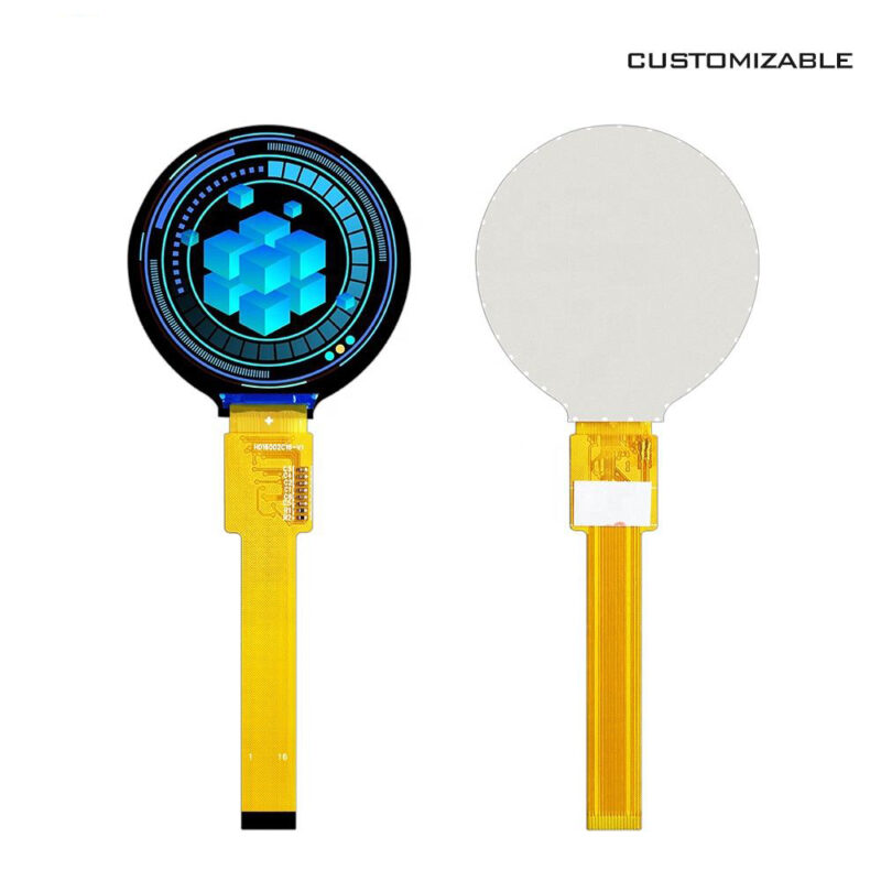 1.6 Inch 400x400 Resolution LCD Display Screen RGB LED Back Light 16 PIN MIPI SPI Panel for Smart Watches High Resolution TFT