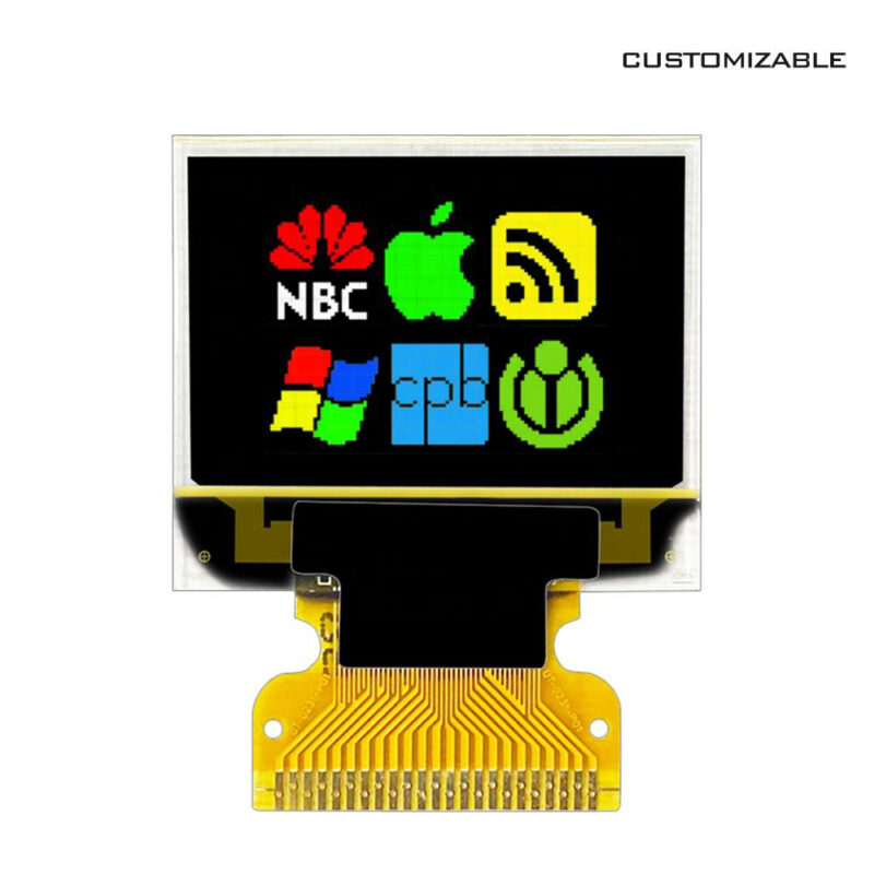 0.95 Inch Small OLED Display Panel 23 Pin SSD1331 Mini OLED Screen 96x64 SPI I2C Micro Small OLED LCD Display Screen Type PMOLED