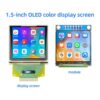 1.5 Inch PMOLED Mini OLED Monitor Screen Board 128x128 Pixel Color 30 Pin I2C Display Module for Arduino Raspberry Pi E-Paper