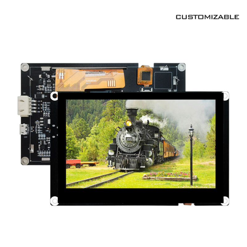 4.3 Inch IPS TFT LCD Display 800x480 QDA18 Driver Parallel RGB 24-bit All Viewing Angle Transmissive Module