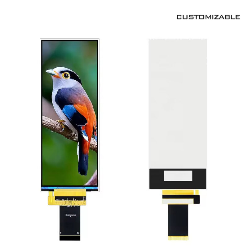 BOE 6.2 Inch 480x1280 SPI3W+RGB18BIT TFT LCD Display Module JD9265T Driver 16.7M All View Angle A-Si Screen