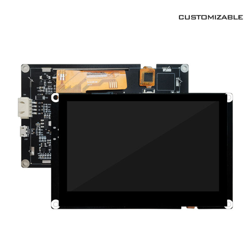 4.3 Inch IPS TFT LCD Display 800x480 QDA18 Driver Parallel RGB 24-bit All Viewing Angle Transmissive Module