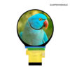 2.1 Inch Round TFT LCD 480x480 SPI3W+RGB18bit ST7701S With Playback Board