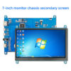 7 Inch Lcd Modules IPS TFT LCD Monitor 1024x600 CTP Screen Display Module for Raspberry Pi Secondary Screen 1 Year Warranty