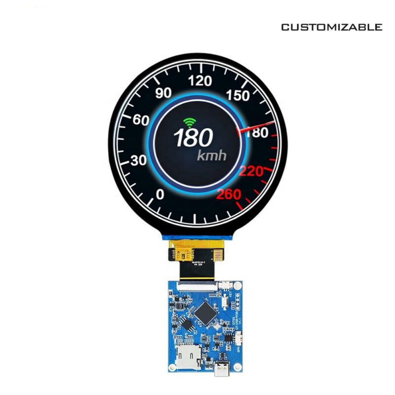 4.0 Inch Round TFT LCD 720720 3WSPI+RGB18BIT NV3052C With Playback Board