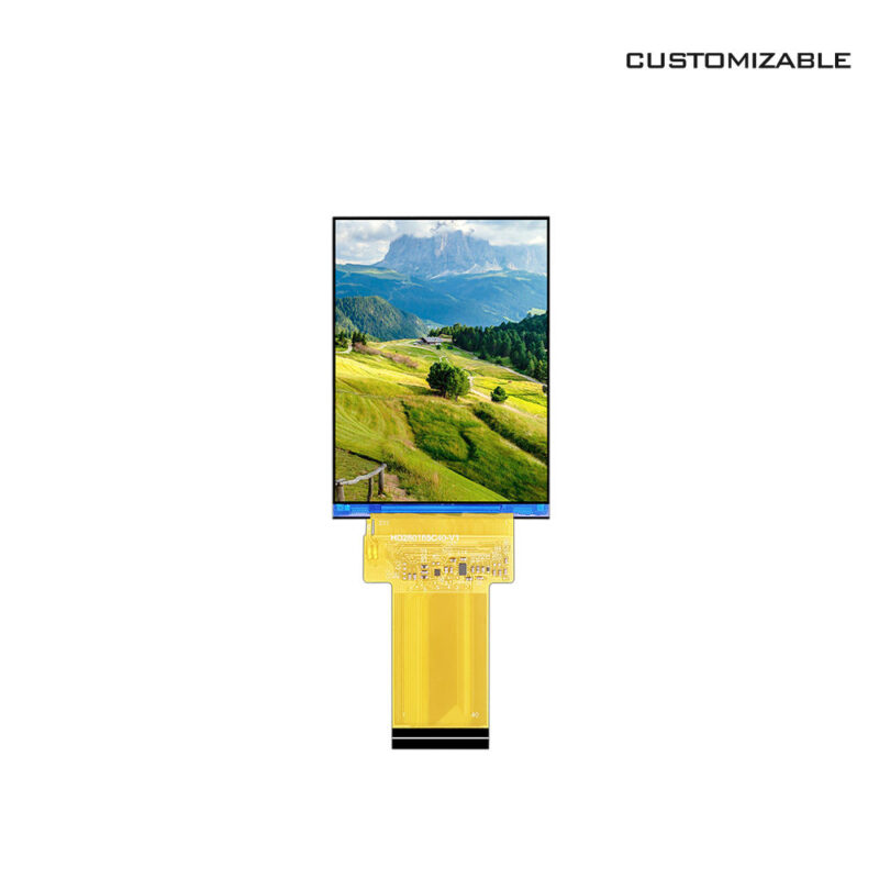2.8 Inch Square TFT LCD 480x640 RGB AXS15260