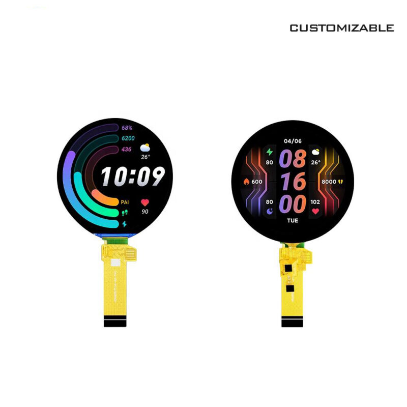 1.8 Inch 360360 QSPI TFT LCD Display Module ST77916 Driver 262K All View Angle A-Si TFT Square Screen