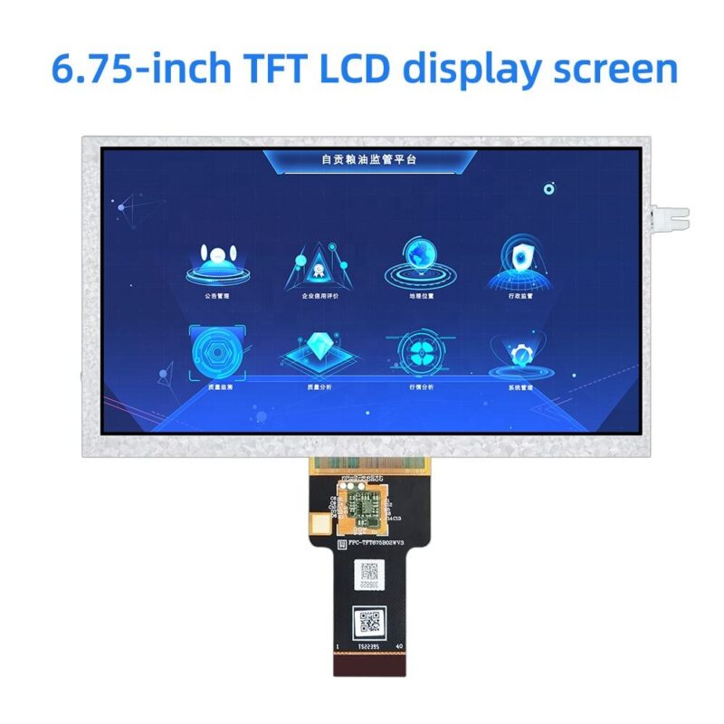 6.75 TFT LCD Display with Touch Screen 6.8 LVDS RGB MIPI Interface 1024x600 Resolution Product Category LCD Modules