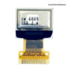 0.49 Inch Mini PMOLED Monochrome Display 64x32 Resolution SSD1306 Driver 4-wire SPII2C Interface
