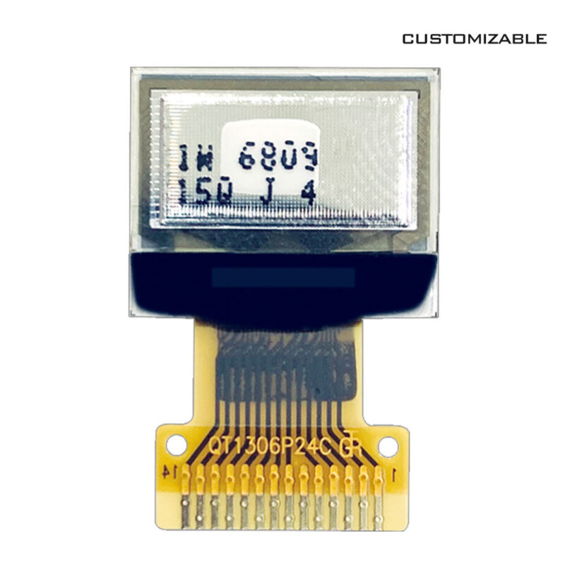 0.49 Inch Mini PMOLED Monochrome Display 64x32 Resolution SSD1306 Driver 4-wire SPII2C Interface