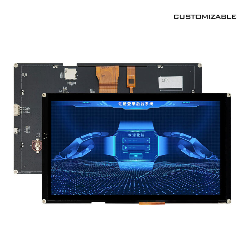 BOE 10.1 Inch IPS LCD Display 1024x600 QDA18 Driver Parallel RGB 24-bit All Viewing Angle Transmissive Module