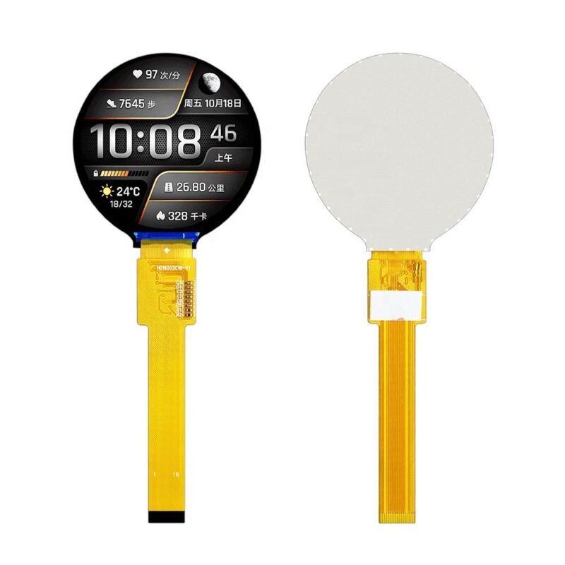1.6 Inch 400x400 Resolution LCD Display Screen RGB LED Back Light 16 PIN MIPI SPI Panel for Smart Watches High Resolution TFT