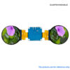 Hb5b63227d5f24adfa0ab0df7df820171v 2.1 Inch Dual Circle Display Screen 480x480 Resolution 30Pin Mipi IPS TFT Module with LVDS input