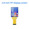 2.8 Inch Square TFT LCD 480x640 RGB AXS15260