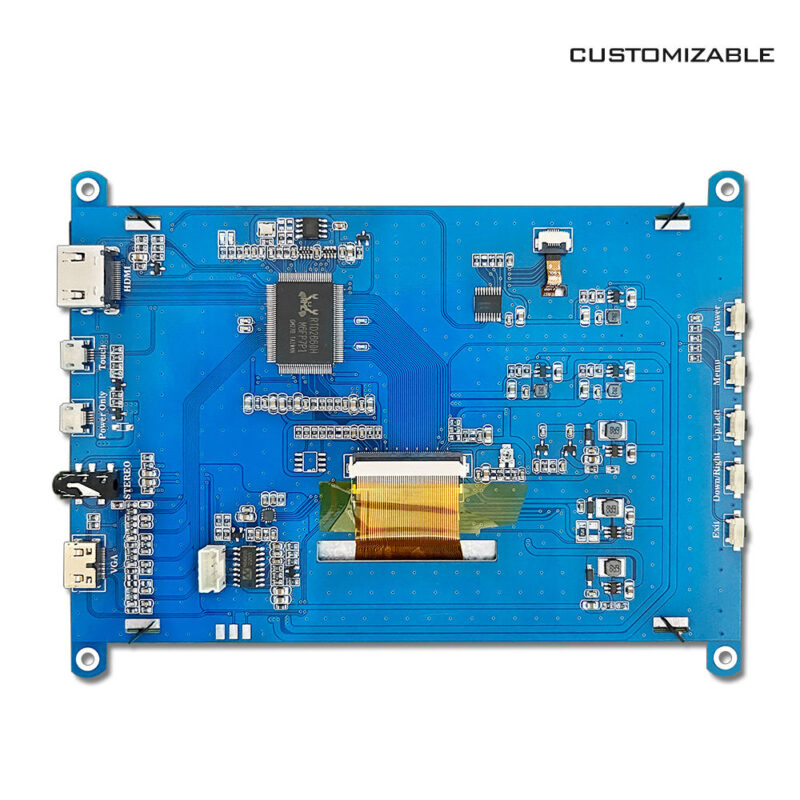 7 Inch Lcd Modules IPS TFT LCD Monitor 1024x600 CTP Screen Display Module for Raspberry Pi Secondary Screen 1 Year Warranty