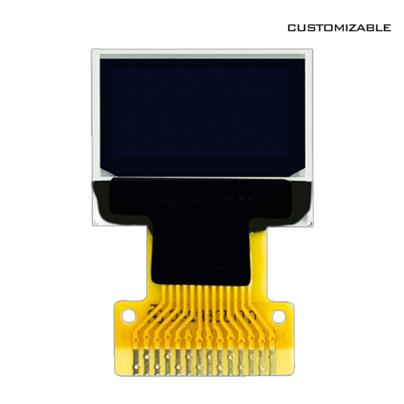 0.49 Inch Mini PMOLED Monochrome Display 64x32 Resolution SSD1306 Driver 4-wire SPII2C Interface