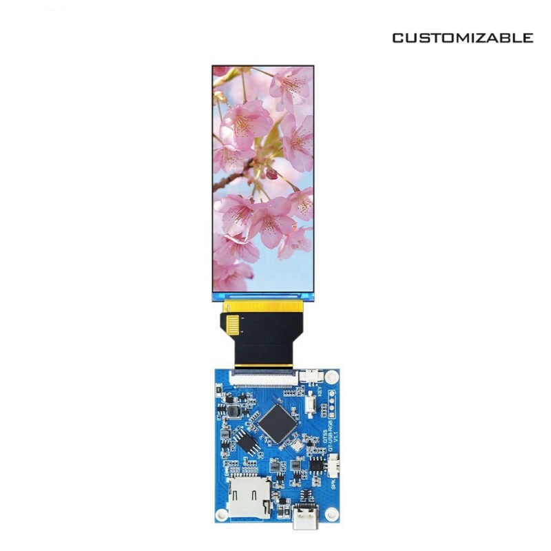 3.4 Inch Square TFT LCD 412x960 MIPI ST7701S With Playback Board