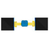 3.95 Inch 2 Dual TFT LCD Modules with 480x480 Resolution IPS Interface for Robot Eyes or Dashboard 4 MiPi Interface