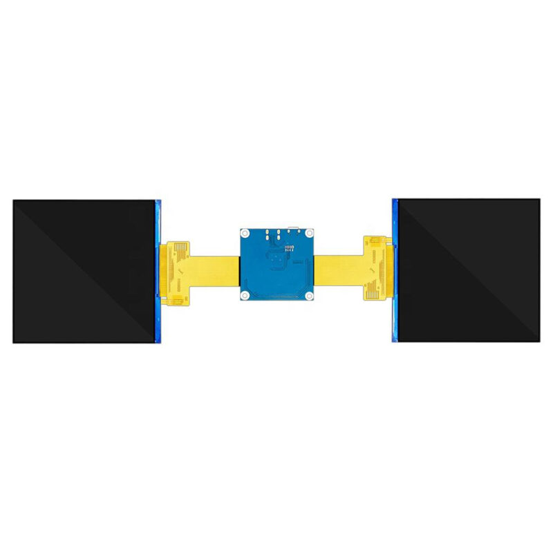 3.95 Inch 2 Dual TFT LCD Modules with 480x480 Resolution IPS Interface for Robot Eyes or Dashboard 4 MiPi Interface